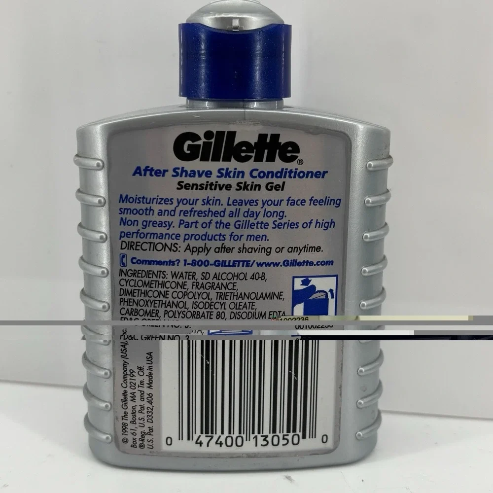 Gillette Series Cool Wave After Shave Gel Sensitive Skin 3.25 oz New NOS